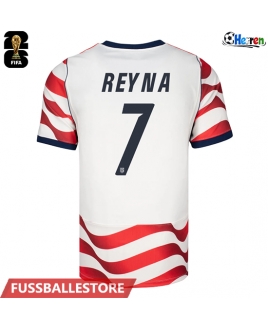 Günstige Vereinigte Staaten Giovanni Reyna #7 Heimtrikot WM 2026 Kurzarm